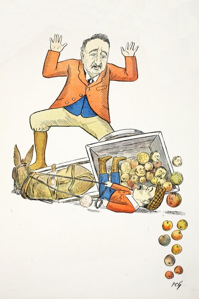 The Diamond Mine R, illusztráció a The Struwwelpeter Alphabetből, Harold Begbie (1871–1929) verse alkotó: Francis Carruthers Gould